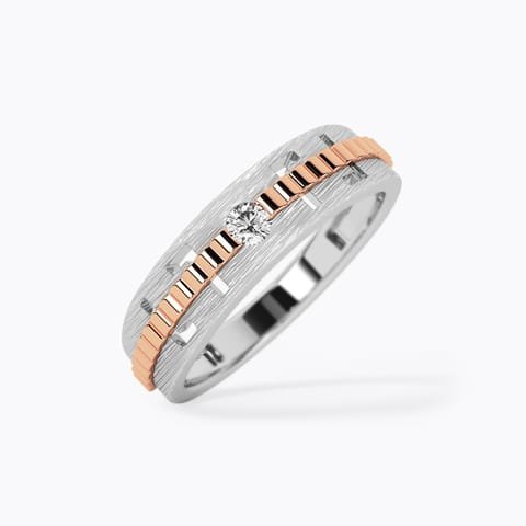 Dual Radiance Platinum Band for Men